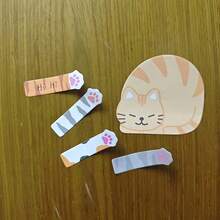 Cute Cat Themed Sticky Notes Designed With Cartoon Animals, Gift Packaging Cat Themed Accessories - Nhiều màu - Xem 6