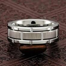1 Pc Fashion Silvery Couple Rings For Lover's  Stainless Steel Men Rings Cute Women Rhinestones Artificial Zirconia Rings Set - Women Rings - View 7
