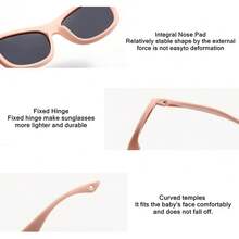 Lentes de Sol para Niños UV, Lentes de Sol para Niños con Protección 400UV, Gafas de Polarizadas Deportivos con Correas, Gafas para Niños 3 Años - 1 - Ver 7