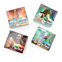 36 Packs/288 Cards Tralala TungTung Sahur: Mythical Mountains And Oceans Collectible Card Game, Strategy Card Game, Anime-Style Battle Series Collectible Cards, Vibrant Card Art, Colorful Illustrations, Competitive Gaming, Premium Card Stock, Collector's Item, Suitable For Holiday Gifts, Christmas, Halloween, Game Nights, Random Packaging