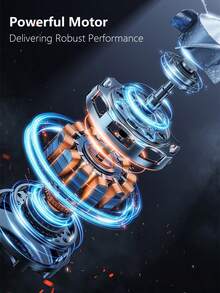 Electric Foot Grinder, Electric Callus Remover, USB Rechargeable Automatic Foot File, 2-Speed Settings, With LED Light And Replacement Rollers - Portable Foot Scrubber And Pedicure Tool For Dry, Cracked, Hard Skin And Calluses, Suitable For Home And Travel, Durable - An Ideal Gift For Men And Women For Halloween And Christmas - Multicolor - View 8