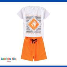 10-Piece Children's Boy's Youth Summer Kit 5 Blouses + 5 Shorts 1 To 14 - Multicolor - View 4