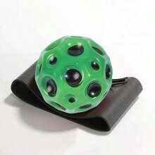 Bola de rebote de piedra lunar de moda con cordón elástico, bola de rebote con luz intermitente para aliviar el estrés, pequeño regalo de Halloween, pequeño presente sorpresa de Navidad