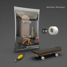 6-kolorowa deskorolka palcowa, miniaturowa fajna zabawka na palce, odblokuj zabawne wrażenia z jazdy, 6 żywych opcji kolorystycznych, kompaktowy model deskorolki, zabawka sportowa na palce, przenośna gra na palce, tworzywo sztuczne, realistyczny design deskorolki, akcesorium do jazdy na palcach, zabawka na czas wolny, kreatywny pomysł na prezent, zabawka do zabawy w pomieszczeniach - Wielokolorowe - Zobacz 14