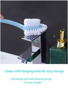 5-In-1 Durable Shoe Brush, Household Shoe Cleaning Tool, Won't Damage Bristles, Multi-Functional Shoe Scrubber (Upgraded Version)