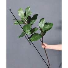 1pc Artificial Poinsettia Plant With Red Flowers And Green Leaves - Indoor/Outdoor Decor All Year Round, Suitable For Wedding, Garden, Home And Holidays - Pot Not Included, Holiday Accent, Decoration Plant, No Maintenance, Artificial Outdoor Floral - Multicolor - View 16