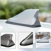 Shark Fin Car Antenna With ABS Top Cover - Easy Install, Multi-Color Options (Black/White/Red/Blue) For Enhanced Vehicle Communication & Style, Durable Weather-Resistant Design, Vehicle Antenna, Sleek Antenna, Highquality Antenna, Antenna For Car, Car Enthusiasts, Modern Vehicle Accessory, Sturdy Construction, Road Trip Essentials - 黑色 - 查看 6