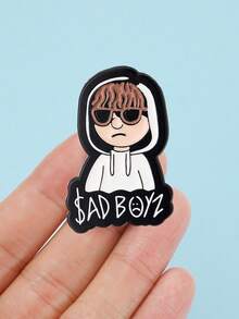 1 pieza Broche con diseño de personaje divertido, accesorio de moda y regalo para mujer - Multicolor - Ver 2