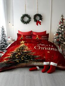 2/3pcs Bedding Set With Digital Printed Pattern, Soft And Comfortable, Suitable For Bedroom, Guest Room, Game Room, Hotel, School Dormitory - Multicolor - View 2
