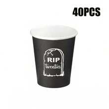 10/20/40pcs 9oz 30th Birthday Party Cups Death To My 20s Birthday Party Decorations - RIP To My Twenties Party Cups 30th Birthday Party Disposable Tablewares Supplies - 30 Year Old Birthday Party Favors For Women Men 30th Birthday Decorations - 20th - View 7