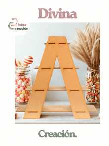 Divina Creacion Candy Bar Stair Table "A" - Beige - View 1