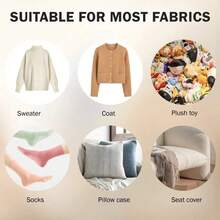 Portable Rechargeable Lint Remover - Efficient Fabric Defuzzer For Clothes, Furniture And Carpets - Removes Pilling, Fuzz And Lint - Includes USB Charging Cable