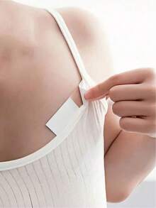 36/72/108/180pcs Double-Sided Adhesive Bra Strap Petals, Suitable For Dresses And Low-Cut Tops, Strapless Dress Sticky Pads, Great Gift For Girls, Travel & Camping Accessories, Back To School Supplies - Multicolor - View 3