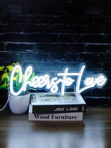 Colorful Decorative Neon Lights, Adjustable Brightness, LED Signs, Battery-Operated, Portable And Easy To Use. Available In Phrases Such As "Merry Christmas", "Love", "Happy Birthday", "Let's Party", "Marry Me", "Oh Baby", "Girl Or Boy", "Cheers To Love", Etc. Suitable For Home Decoration, Bar Decoration, Festival Party Decoration, Confession Decoration,