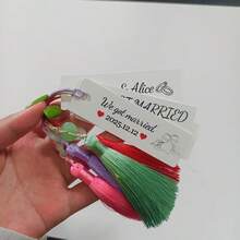定制卡纸、定制名片纸、定制姓名标签、定制您的姓名、定制姓名、婚礼标签、婚礼卡纸、派对卡纸、盒卡纸、定制婚礼标签、个性化婚礼姓名标签、派对标签 - 矩形吊牌 - 查看 7