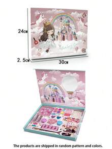 Beauty Makeup Toy,Fashion Beautiful Cosmetic Toy And DIY Stylish Set,Fashion Make-Up Set.Girl Toys.The Products Are Designed To Be And Harmless, The Most Special Make-Up For Children.The Good Gift For Children.Makeup Sweet.Material.,Kids Makeup Set,Kids Makeup,Kids Make Up Set - Multicolor - View 12