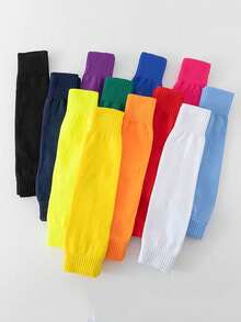 5双随机男士足球袜带护腿，男士长腿护具，防滑、减震、舒适透气运动袜，适合男士户外篮球训练、运动和户外活动