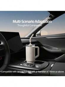 Xiaomi Cốc giữ nhiệt chân không bằng thép không gỉ 1L, dung tích lớn, cốc đựng nước nóng/lạnh có thể tái sử dụng, chất liệu tốt cho sức khỏe, màu hồng Sakura - Hoa anh đào màu hồng - Xem 3