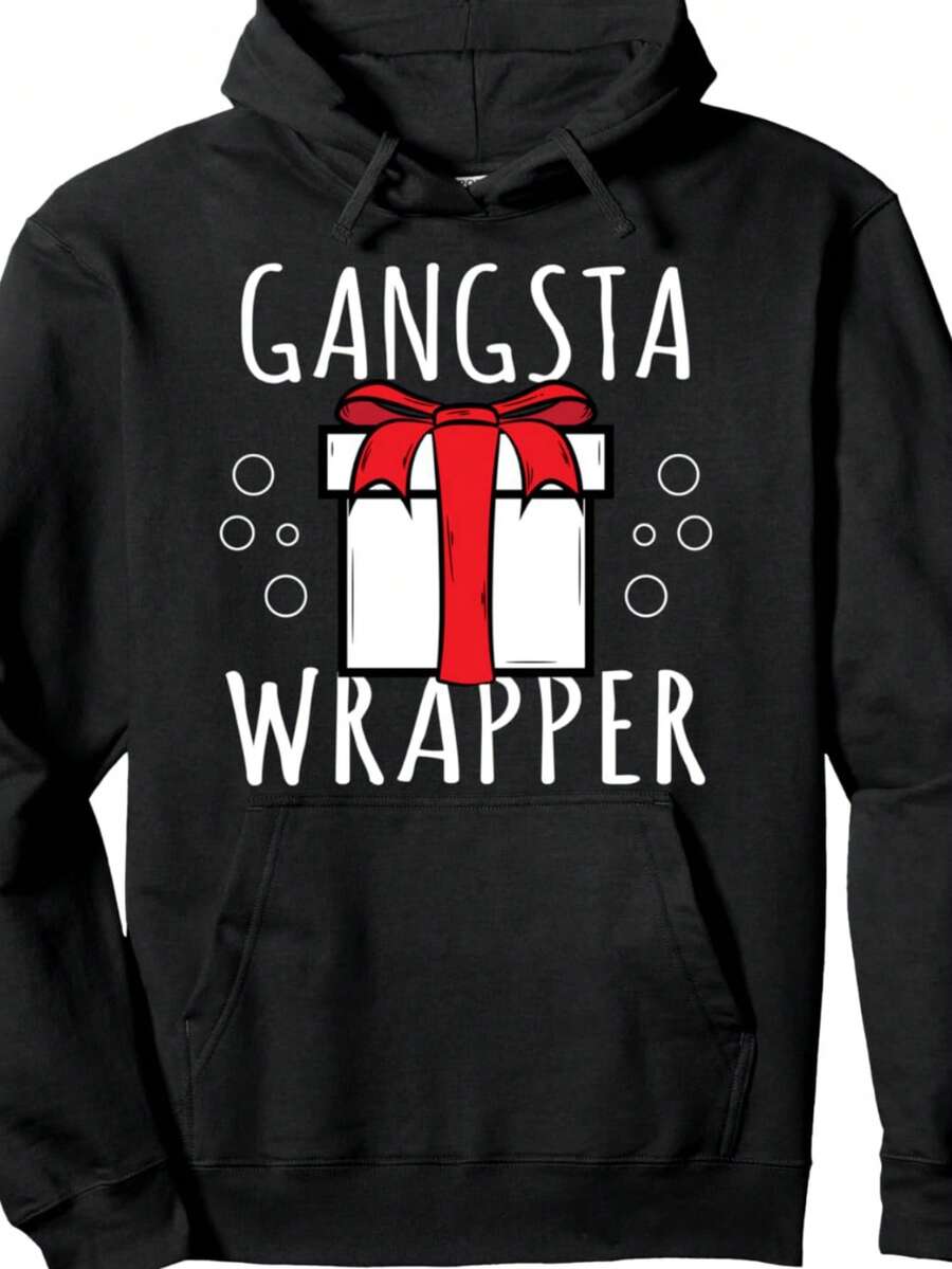 Christmas Gift - Gangsta Present Wrapper Pullover Hoodie
