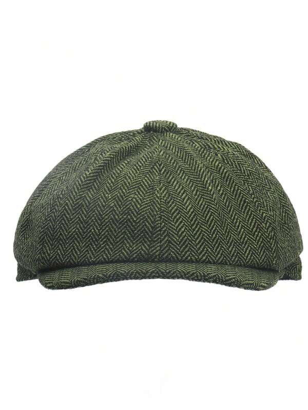 Retro Newsboy Caps Men Octagonal Hats British Painters Hats Spring Autumn Berets Herringbone Flat Caps Hip Hop