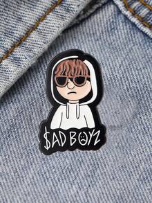 1 pieza Broche con diseño de personaje divertido, accesorio de moda y regalo para mujer - Multicolor - Ver 3