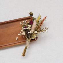 1/2/3/4/6/8/10/12/20 件迷你干花花束、花瓶迷你干花、节日礼物、花瓶布置、婚礼中心装饰、DYI 鲜花、波西米亚风迷你花束 - 彩色 - 查看 49