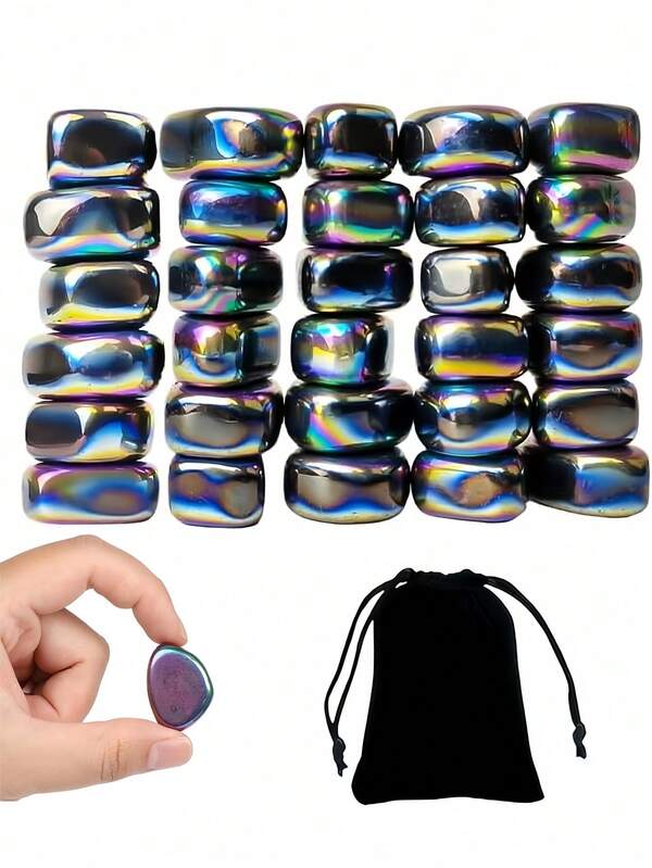 10pcs/20pcs Magnetic Stones Made Of Hematite - Magnetic Games For Adults, Anti-Stress Balls And Creative Building Toys - Relaxing Magnetic Patience Game Gift