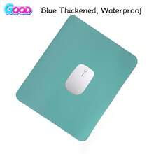 小型PU鼠标垫，防滑游戏桌面皮革鼠标垫，防水防刮，适用于PC、笔记本电脑、台式电脑游戏鼠标，桌面配件，办公用品，办公桌配件，鼠标垫，桌面鼠标垫 - 彩色 - 查看 5