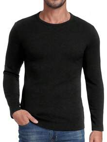 ¡RecomendadoSailwind - playera térmica de manga larga para hombre, con cuello redondo¡Top de Temporada - A01 Gris Azul - Ver 4