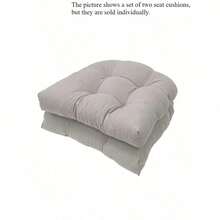 1pc Chair Cushions Waterproof U-Shaped Outdoor Tufted Seat Cushions For Patio Living Room Office Garden Courtyard