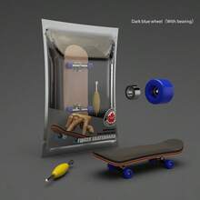 6-kolorowa deskorolka palcowa, miniaturowa fajna zabawka na palce, odblokuj zabawne wrażenia z jazdy, 6 żywych opcji kolorystycznych, kompaktowy model deskorolki, zabawka sportowa na palce, przenośna gra na palce, tworzywo sztuczne, realistyczny design deskorolki, akcesorium do jazdy na palcach, zabawka na czas wolny, kreatywny pomysł na prezent, zabawka do zabawy w pomieszczeniach - Wielokolorowe - Zobacz 11