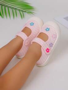 Toddler Boys' Soft Sole Lightweight Spring Shoes, Infant Girls' Autumn/Spring Footwear - Pink - View 6