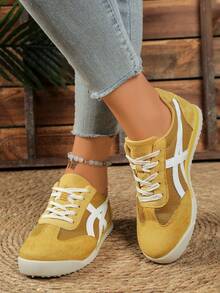 Zapatillas de malla para mujer, zapatos casuales de verano transpirables y ligeros de slip-on para correr