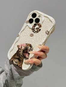 Capa de Telefone com Estampa de Leopardo Letra G Compatível com iPhone 16/16 Plus/16 Pro/16 Pro Max, iPhone 15/15 Plus/15 Pro/15 Pro Max, iPhone 14/14 Plus/14 Pro/14 Pro Max, iPhone 13/13 Pro/13 Pro Max, iPhone 12/12 Pro/12 Pro Max, iPhone 11/11 Pro/11 Pro Max, Anti-Queda, Resistente à Sujeira, Cobertura Total