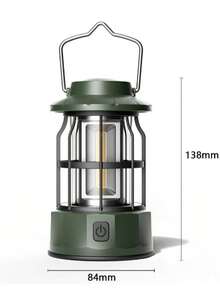 New Vintage Style Outdoor Camping Tent Light, Battery-Free - Multicolor - View 4