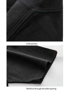 Camiseta Gráfica Riding-Rex para Hombre y Mujer - Divertido T-Rex Montando a Caballo con Arcoíris, Estrellas y Nubes - Camiseta Casual de Algodón 100% Suave y Transpirable para Parejas, Fiestas de Cumpleaños, Eventos Temáticos - Idea de Regalo Original con Diseño de Dinosaurio, Ocasiones Divertidas, Temática de Fantasía, Impresión de Calidad, Camiseta de Manga Corta, Ropa para Parejas - Negro - Ver 4