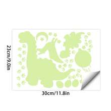 夜光恐龙爪印墙贴 - 自粘可移除PVC贴纸，适用于儿童卧室、游戏室、客厅天花板装饰、婴儿房、女孩房装饰、婴儿用品、装饰品 - 牆藝 - 查看 16