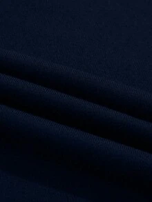 1件青少年男童简约复古户外套头毛衣，针织，秋冬款