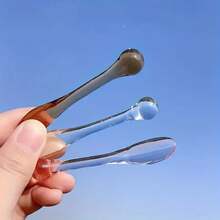 3Pcs Plastic Eye Cream Scoop Set With Absorbing Massage Roller For Mask Mud Mixing - Odorless - Hồng - Xem 4