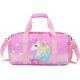 Bolsa de ballet de unicornio rosa
