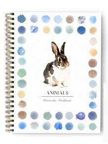 Beginner-Friendly Watercolor Workbook With Paint Brush With Color Palette Watercolor Paint Book Art Painting Supplies