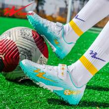 STARNOVO 儿童足球鞋，适合室内/人造草皮足球训练的男孩和女孩足球鞋，舒适的衬里，设计，时尚的运动，适合足球训练和比赛，专业足球鞋（本商品为标准尺码，如果您的脚型较瘦，建议订购小 1 码，如果您的脚型较厚，建议订购大 1 码）