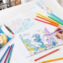 Ccfoud Pencil Crayons,120 Color Colored Pencils For Adult Coloring Books, Soft Core,Coloring Pencils For Coloring Sketching And Painting - 120 Color - View 2