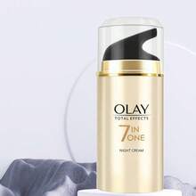 Olay 玉兰油多效合一修护晚霜 50g 紧致肌肤霜，SPF 15 | 防御紫外线和防晒 | 减少老年斑和黑斑 | 保湿亮肤配方 | 易于吸收 | 质地柔滑 | 亮肤均匀肤色
