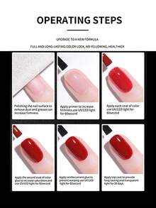 annies 10ml Caramel Brown Gel Nail Polish Pure Sheer Same Color Same Bottle Soak Off Gel Polish Art Manicure Salon DIY At Home For Women