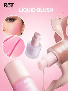 1pc Romantic Makeup RMT: Liquid Blush - High Color Payoff, Naturally Brightens Complexion, Long-Lasting & Non-Sticky. Lightweight, Smooth Texture, Easy To Apply For Natural Makeup Look, Suitable For Daily Use. Applicable For Cheeks, An Ideal Gift For Mom, Wife, Sister, Girlfriend. - 06 - View 8