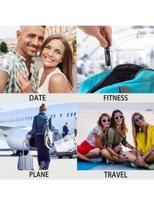 2pcs Travel Perfume Bottle, 5ML Refillable Travel Sprayer, Travel Size Perfume Refill Bottleand Pocket Perfume Dispenser, Travel Bottle And Atomizer Sprayer For Cologne Perfume Holiday Essentials Holiday Travel Essentials Travel Bag Travel Accessories Travel Must Haves Beach Vacation Summer School Accessories Back To School Supplies Stuff - Multicolor - View 6