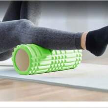 Rolo de Massagem Foam Roller em PVC e EVA - Verde - Visão 4