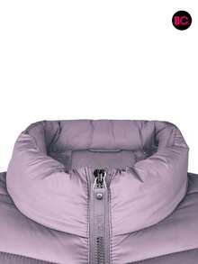 Chamarra Capitonada  Moda Dama Moderna Forro Peluche Moderna - Morado - Ver 9