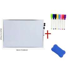 Magnetic Whiteboard Erasable Writing Board Dry Erase Board Write Record Metal Frame Large Small Whiteboard For Household Teaching Office Multi Functional Whiteboard - Multicolor - View 9